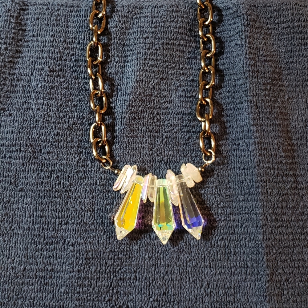 New Crystalized Necktize necklace